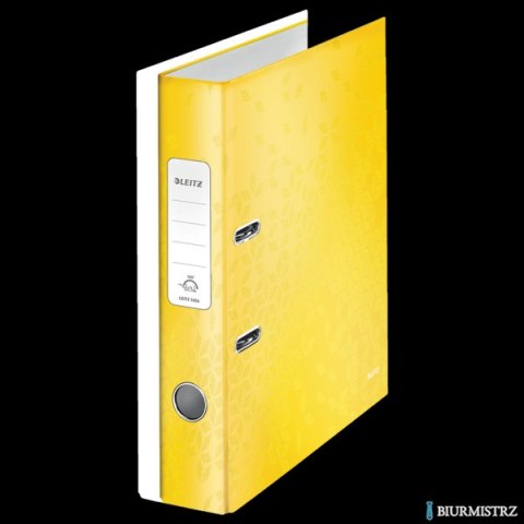 Segregator z mechanizmem WOW Leitz 180, A4/50mm, żółty 10060016