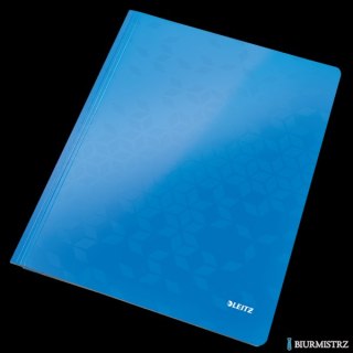 Skoroszyt kartonowy LEITZ niebieski WOW 30010036