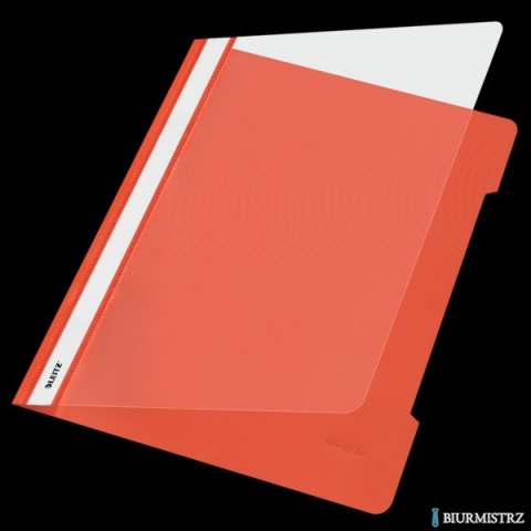 Skoroszyt sztywny A4 Leitz, ciemnoczerwony opakowanie 25 szt. 41910025