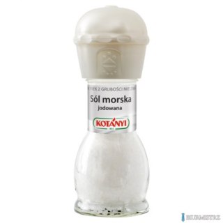 Sól morska jodowana 92g młynek KOTANYI