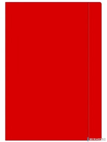 Teczka z gumką A4+ czerwona 3044 INTERDRUK