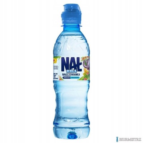Woda NAŁĘCZOWIANKA niegazowana KIDS z dzióbkiem 0,33L butelka PET zgrzewka 8 szt.