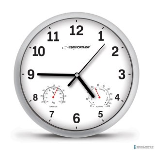 Zegar ścienny LYON biały EHC016W ESPERANZA