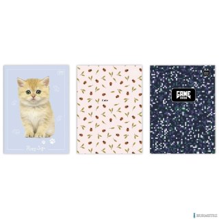 Zeszyt A4 32k. linia podwójna 70g UV INTERDRUK