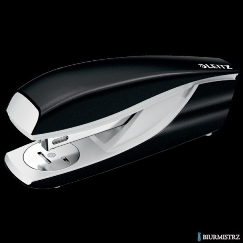 Zszywacz średni metalowy Leitz, czarny, 10 lat gwarancji, 30 kartek 55021095 .