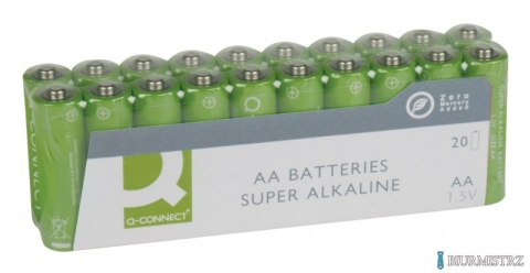 Baterie super-alkaliczne Q-CONNECT AA, LR06, 1,5V, 20szt. KF10848