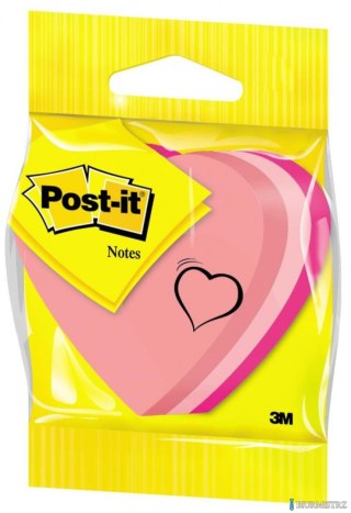 Bloczek 3M POST-IT SERCE neonowe 2007H 225k FT510076563