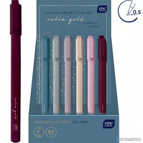 Długopis żelowy SATIN GOLD INTERDRUK 3287