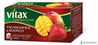 Herbata VITAX INSPIRATIONS TRUSKAWKA I MANGO 20t*2g zawieszka