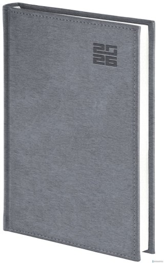 Kalendarz A4 dzienny Aluminium Standard 237 A4DB srebrny 2026 WOKÓŁ NAS