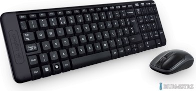 Klawiatura + mysz LOGITECH MK220 czarna 920-003161 bezprzewodowa zestaw