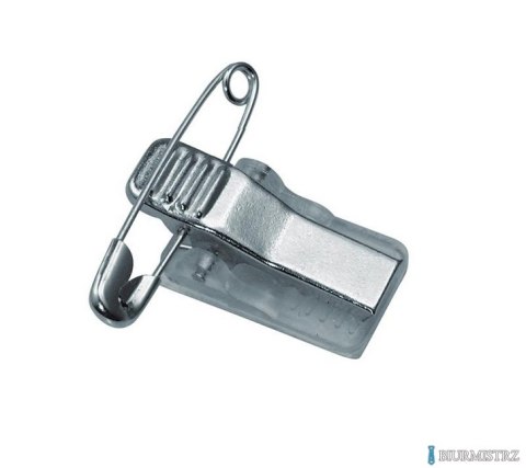 Klips samoprzylepny z agrafką do identyfikatora CT218 srebrny (100szt.) ARGO