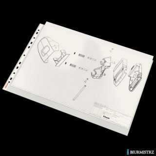 Koszulki groszkowe A3 75 mic. poziome ESSELTE (10szt.), w folii, 47182