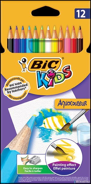 Kredki ołówkowe BIC Kids Aquacouleur 8575614