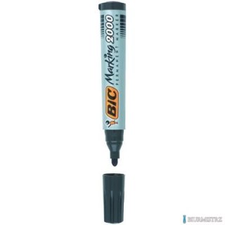 Marker permanentny BIC 2000 Ecolutions czarny okrągła końcówka, 8209153