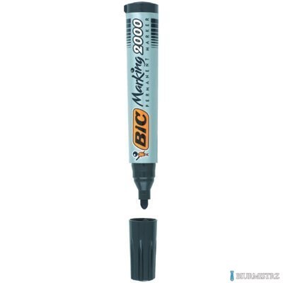 Marker permanentny BIC 2000 Ecolutions zielony okrągła końcówka, 8209123