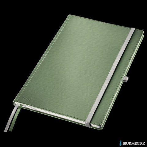 Notatnik w twardej oprawie Leitz Style A4, w kratkę, seledynowy 44760053 (X)
