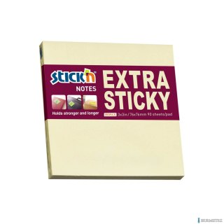 Notes samoprzylepne EXTRA STICKY 76x76 Żółty pastel 90 kartek STICK_N 21660