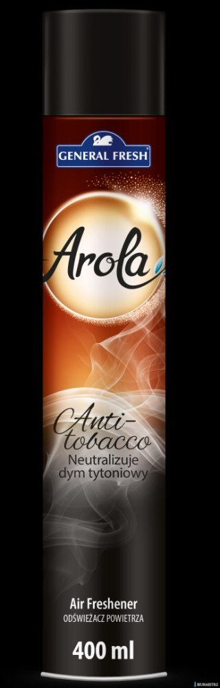 Odświeżacz powietrza AROLA Spray 400ml antytabak GENERAL FRESH 09097