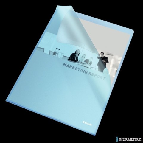 Ofertówki groszkowe A4 115mic niebieskie (25szt) ESSELTE 60834