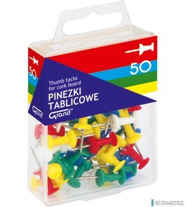 Pinezka tablicowa (50szt) GRAND 110-1116 op. plastikowe