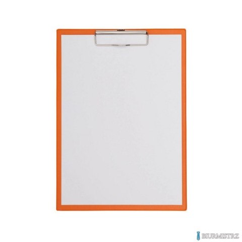 Podkładka Maul A4 z klipsem, powłoka plastikowa, pomarańczowa (23352/43 ML)
