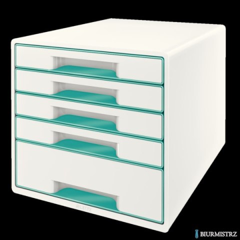 Pojemnik LEITZ WOW 5szu.turkusowy 52141051