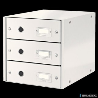 Pojemnik z 3 szufladami LEITZ C&S biały 60480001