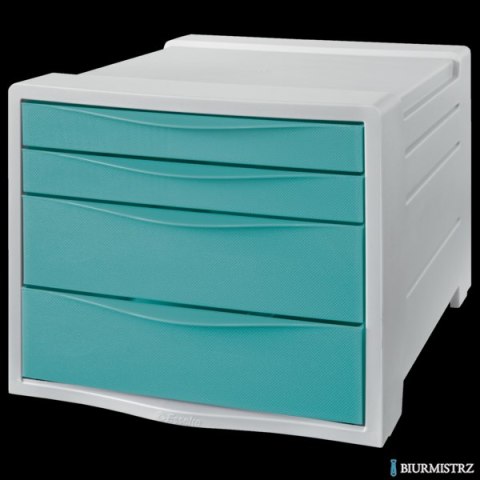 Pojemnik z szufladami Esselte Colour Breeze, niebieski 626284