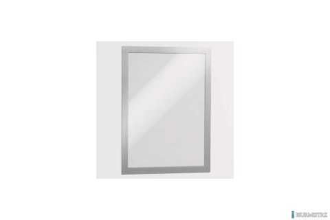 Ramki informacyjne DURAFRAME A4 samoprzylepne, magnetyczna (10) srebrne 488223