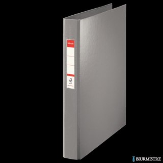 Segregator Esselte A4 z 4 kółkami, grzbiet 42 mm, szary, 14463