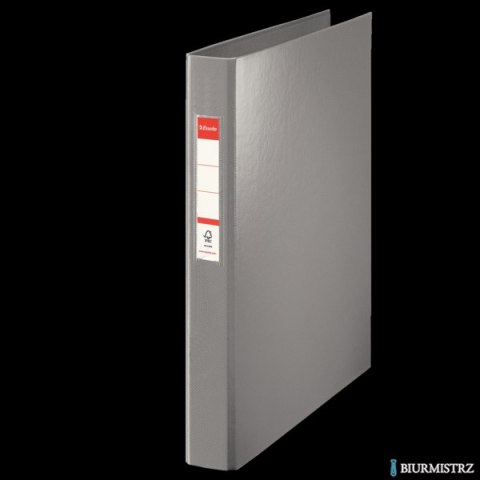 Segregator Esselte A4 z 4 kółkami, grzbiet 42 mm, szary, 14463