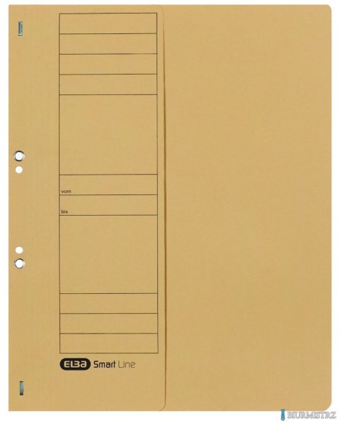 Skoroszyt kartonowy ELBA 1/2 A4, oczkowy, beżowy, 100551877