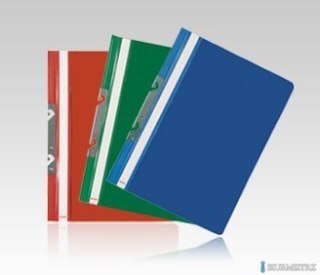 Skoroszyt na dokumenty twardy A4 z metalową zawieszką (20) PVC zielony ST-10-02 BIURFOL