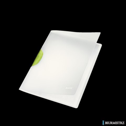 Skoroszyt z klipsem Leitz Magic (okładki przez./klips kolor), zielony 41740059