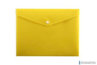 Teczka A4 kopertowa na zatrzask żółta PP-113 TT7592/7941