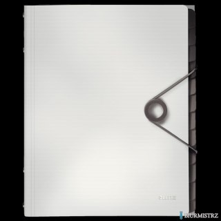 Teczka segregująca 12 przekładek biała PP LEITZ SOLID 45701001