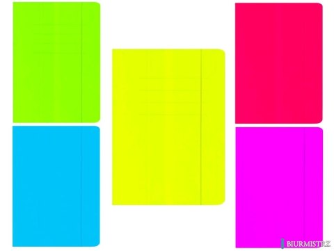 Teczka z gumką A3+ fluo INTERDRUK