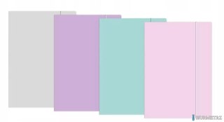 Teczka z gumką A4+ PASTEL INTERDRUK