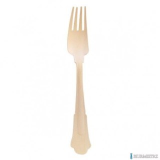 Widelec drewniany 100 szt. 16,5 cm 39012