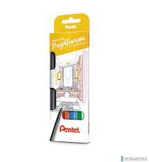 Zestaw 4 pisaków / flamastrów z bardzo trwałą końcówką S520-ST4ABCDPL PENTEL