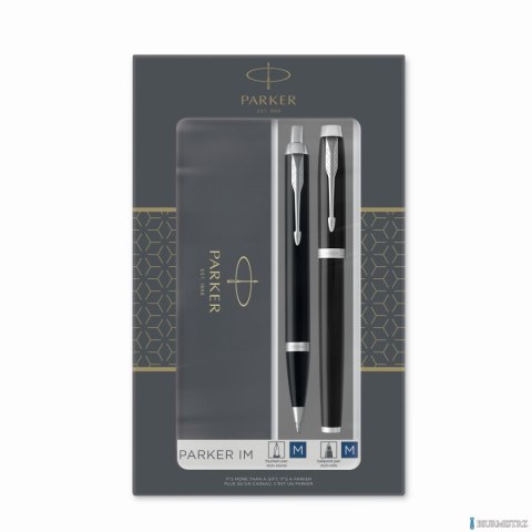 Zestaw IM BLACK CT_(Długopis + Pióro wieczne) PARKER 2093215 SALE