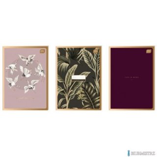 Zeszyt A4 60k kratka METALLIC SATIN GOLD INTERDRUK