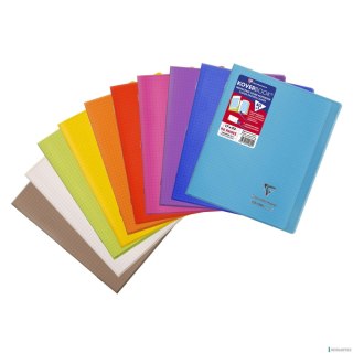 Zeszyt koverbook, w okładce z pp, 17x22 cm, w kratkę, 48 kartek, mix kolorów CLAIREFONTAINE 951601C