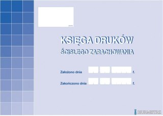 710-1 Księga druków ścisłego zarachowania MICHALCZYK I PROKOP