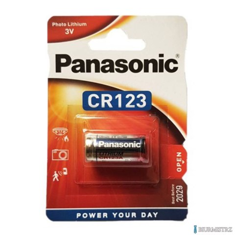 Bateria litowa 3V CR123A PANASONIC