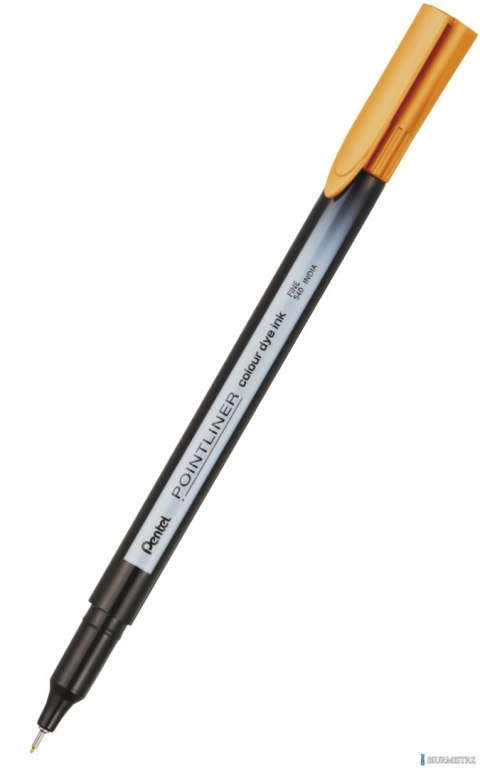 Cienkopis pointliner colour, (pomarańczowy) sunset z tuszem na bazie wody, S40-F3 PENTEL