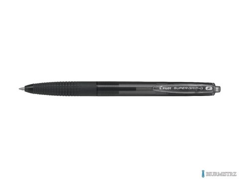 Długopis olejowy automatyczny PILOT SUPER GRIP czarny BPGG-8R-F-BB