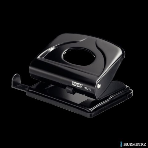 Dziurkacz mały metalowy FMC20 RAPID czarny 20 kartek 21835401