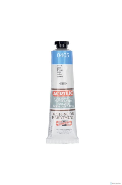 Farba akrylowa 162710 cyjan 0405 40ml.KOH-I-NOOR